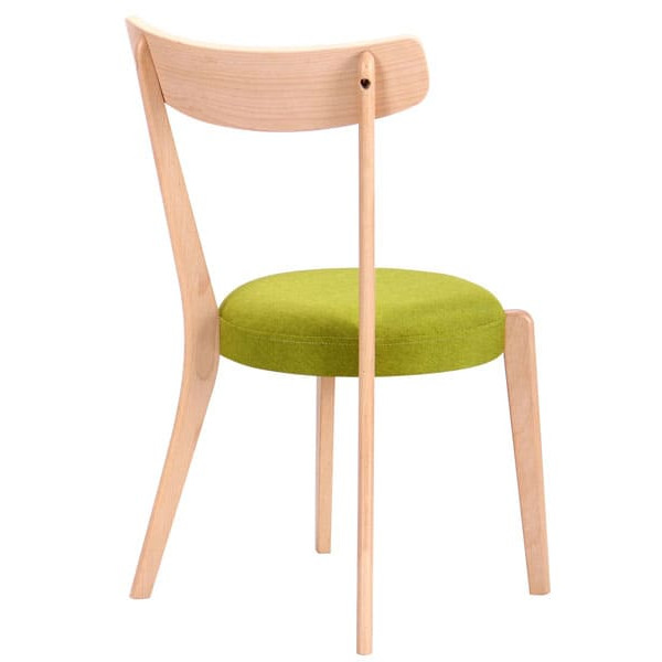 Стул AMF Пекорино Бук Беленый-Лайм-4