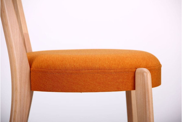 Стул AMF Пекорино Бук Беленый-Оранж-6