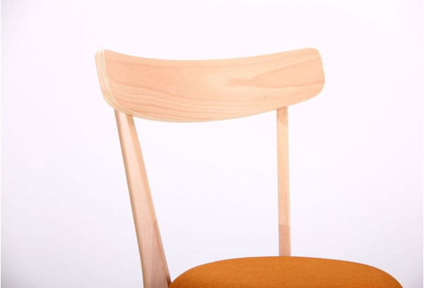 Стул AMF Пекорино Бук Беленый-Оранж-12