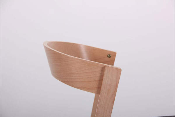 Стілець AMF Рамболь Бук Білий Антрацит-6