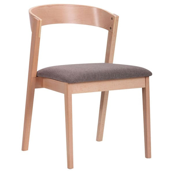 Стілець AMF Рамболь Бук Білий Капучіно-0