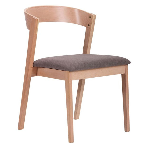 Стілець AMF Рамболь Бук Білий Капучіно-1