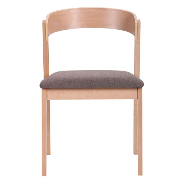 Стілець AMF Рамболь Бук Білий Капучіно-3