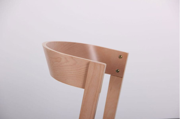 Стілець AMF Рамболь Бук Білий Сільвер-5