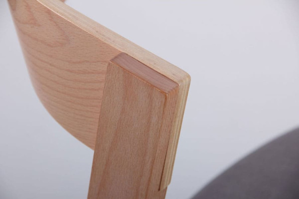 Стілець AMF Рамболь Бук Білий Сільвер-6