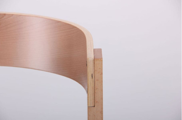 Стілець AMF Рамболь Бук Білий Сільвер-7