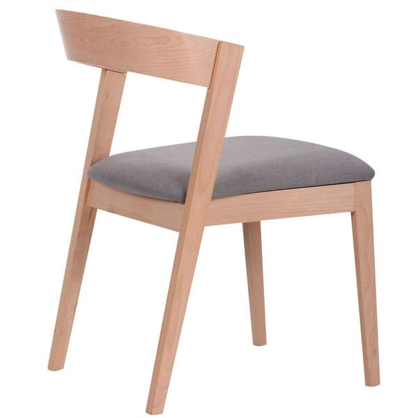 Стілець AMF Рамболь Бук Білий Сільвер-4