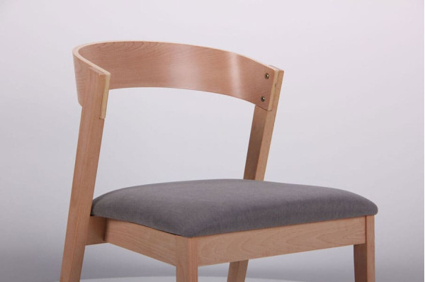 Стілець AMF Рамболь Бук Білий Сільвер-9