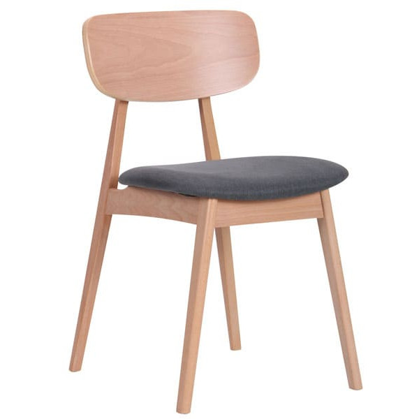 Стілець AMF Рікотта Бук Білий Маренго-0