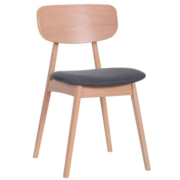 Стілець AMF Рікотта Бук Білий Маренго-1