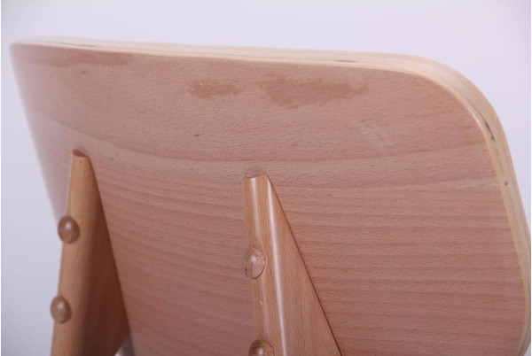 Стілець AMF Рікотта Бук Білий Маренго-7