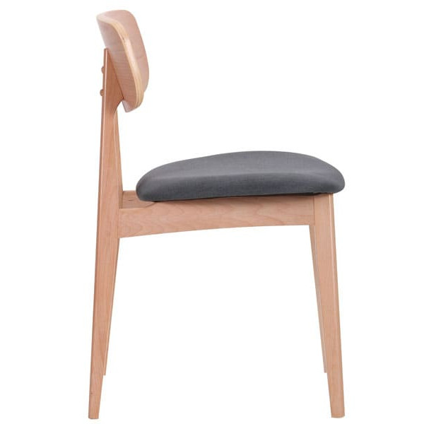 Стілець AMF Рікотта Бук Білий Маренго-4