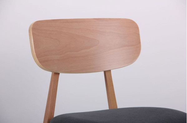 Стілець AMF Рікотта Бук Білий Маренго-9