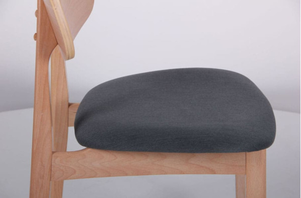 Стілець AMF Рікотта Бук Білий Маренго-11