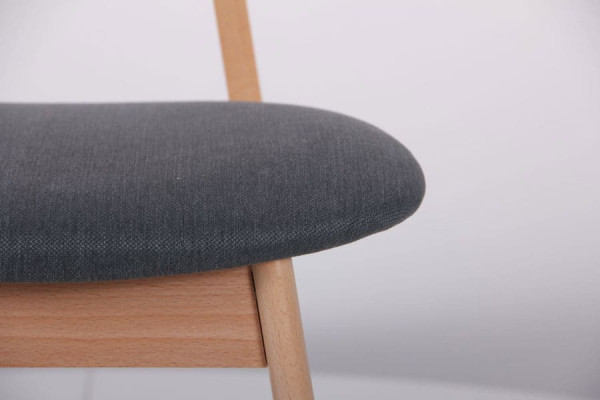 Стілець AMF Рікотта Бук Білий Маренго-12