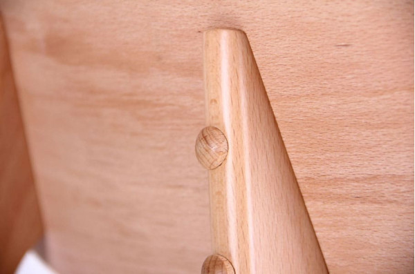 Стул AMF Рикотта Бук Беленый Оранж-9