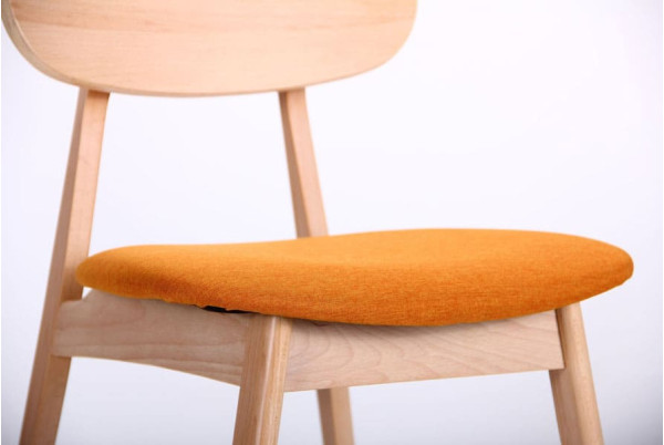 Стул AMF Рикотта Бук Беленый Оранж-13