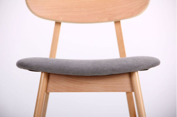 Стілець AMF Рікотта Бук Білий Сільвер-10