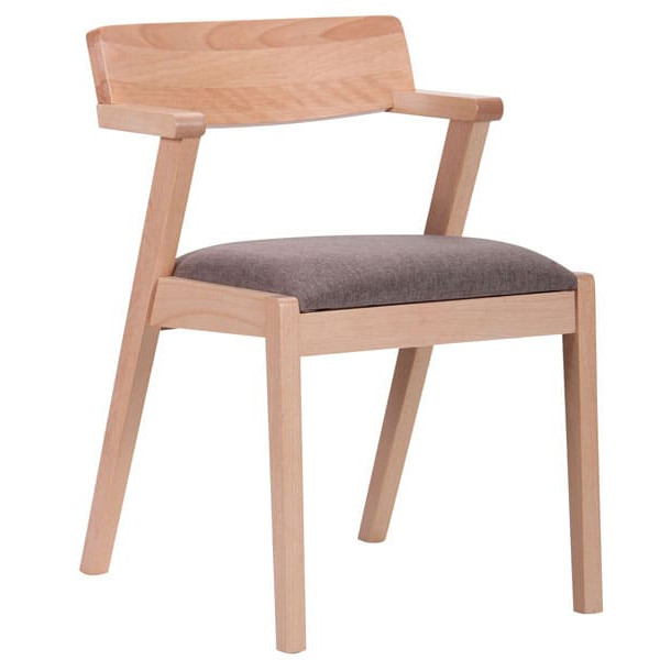 Стул AMF Рокфор Бук Беленый Капучино-0