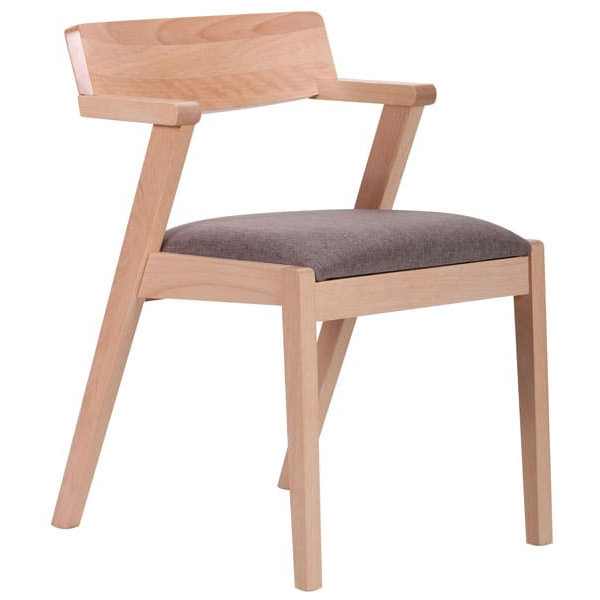 Стул AMF Рокфор Бук Беленый Капучино-1