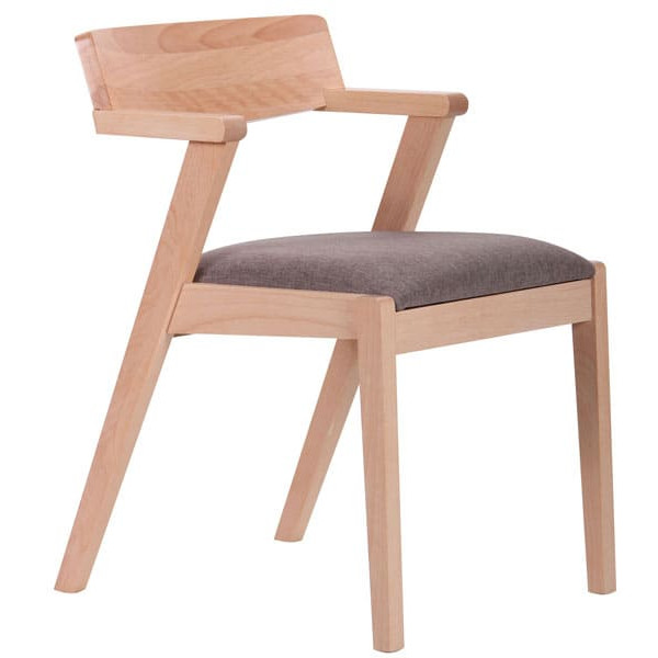 Стул AMF Рокфор Бук Беленый Капучино-2