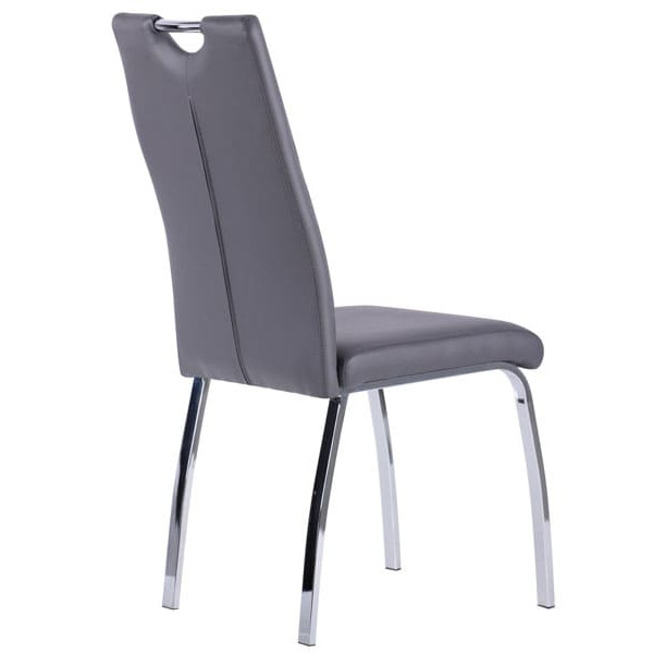 Стул AMF Ромео Хром-Графит-4