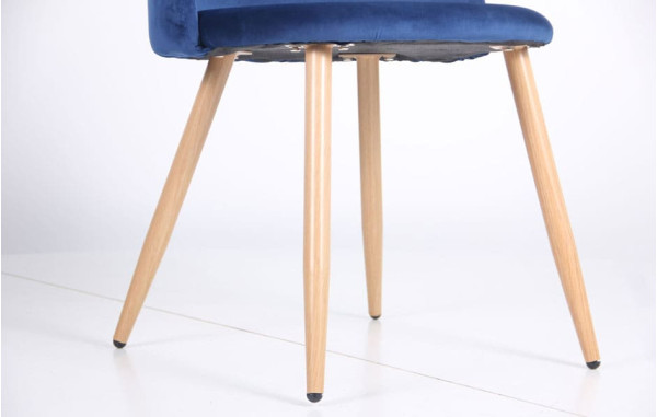 Стул AMF Sherry Beech-Blue Velvet-11