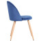 Стул AMF Sherry Beech-Blue Velvet-3-thumb