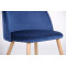 Стул AMF Sherry Beech-Blue Velvet-8-thumb