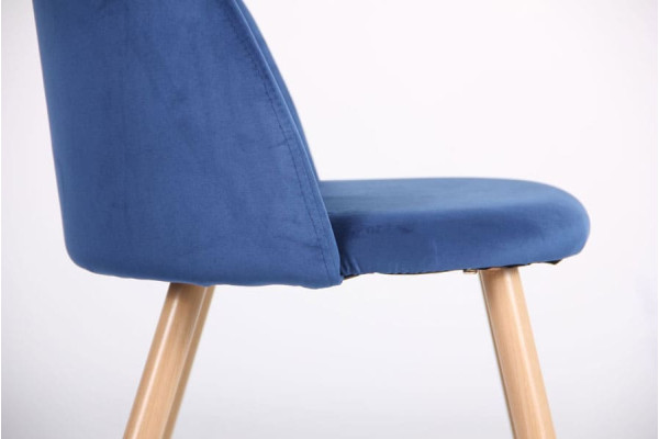 Стул AMF Sherry Beech-Blue Velvet-9