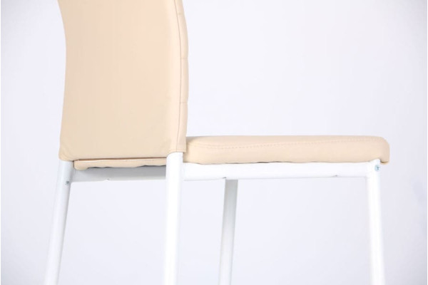 Стілець AMF Сицилія Білий беж Неаполь N-17-10