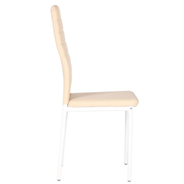 Стілець AMF Сицилія Білий беж Неаполь N-17-3