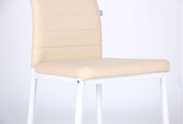 Стілець AMF Сицилія Білий беж Неаполь N-17-7