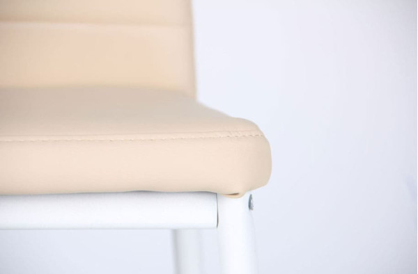 Стілець AMF Сицилія Білий беж Неаполь N-17-8