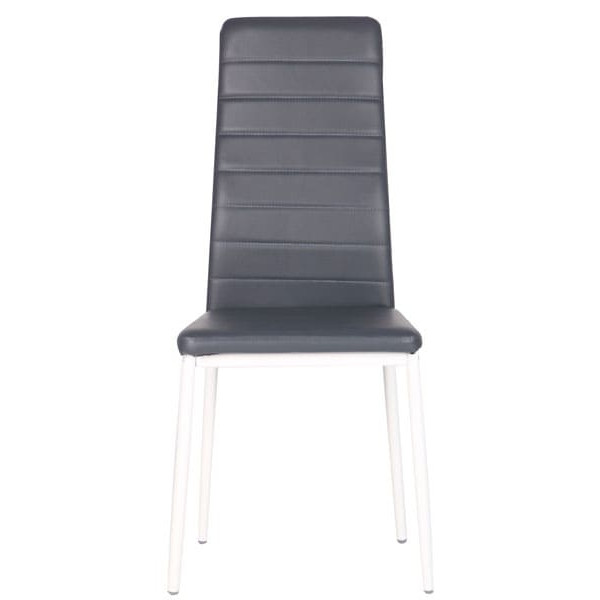 Стілець AMF Сицилія Білий беж Скаден темно-сірий-2