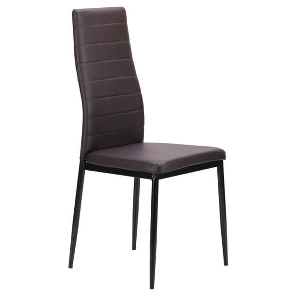 Стул AMF Сицилия Черный-Темный шоколад-0