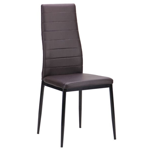 Стул AMF Сицилия Черный-Темный шоколад-1
