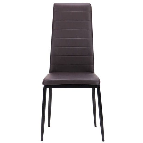Стул AMF Сицилия Черный-Темный шоколад-2