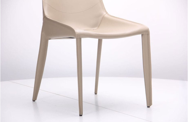 Стул AMF Tuscan Simple Taupe Leather-11