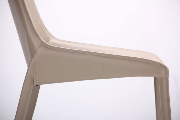 Стул AMF Tuscan Simple Taupe Leather-12