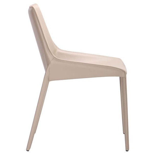 Стул AMF Tuscan Simple Taupe Leather-3