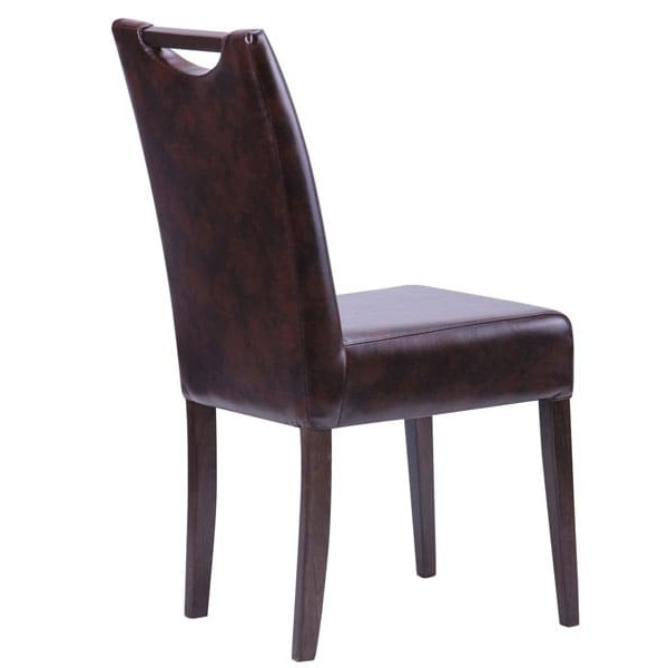 Стул AMF Вега Темный Орех Мадрас ДК Браун-3