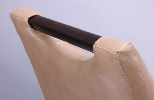 Стул AMF Вега Темный Орех Мадрас Голд Беж-6