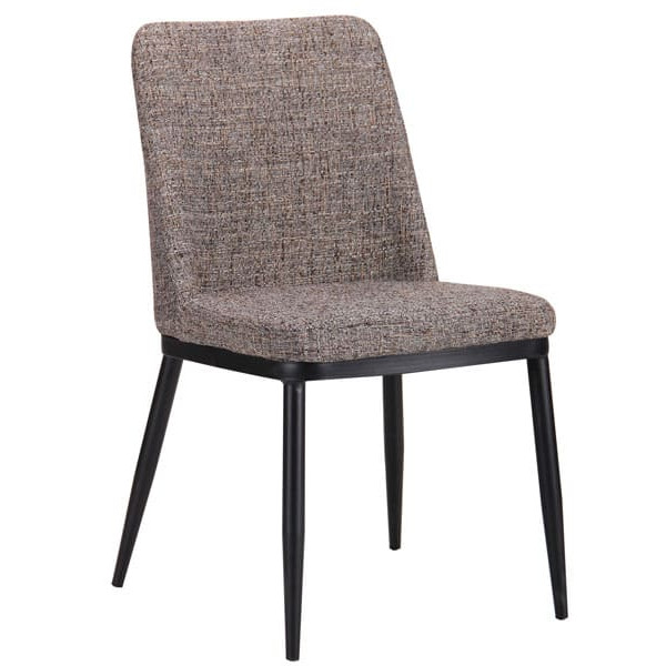 Стул AMF Витторио Черный Меланж Эспрессо-0