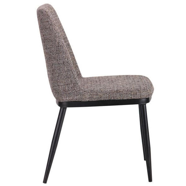 Стул AMF Витторио Черный Меланж Эспрессо-2