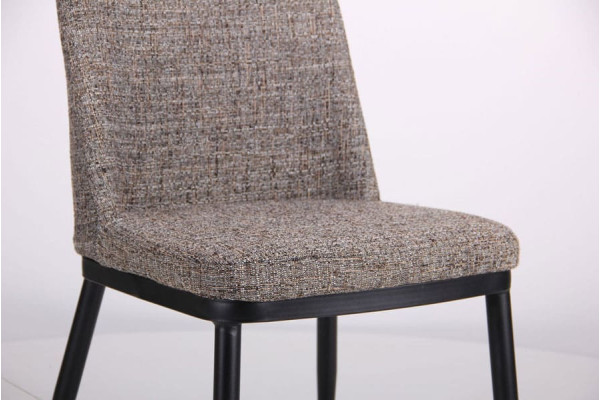 Стул AMF Витторио Черный Меланж Эспрессо-9