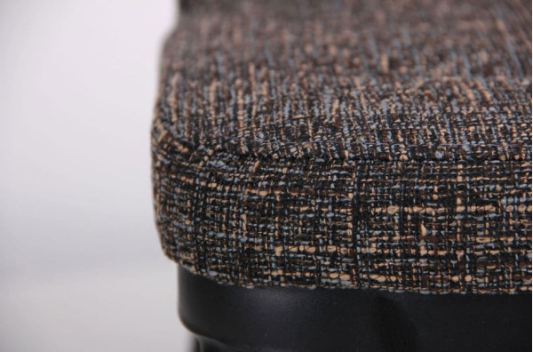 Стул AMF Витторио Черный Меланж Шоколад-5