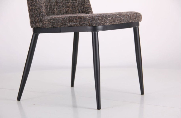 Стул AMF Витторио Черный Меланж Шоколад-7