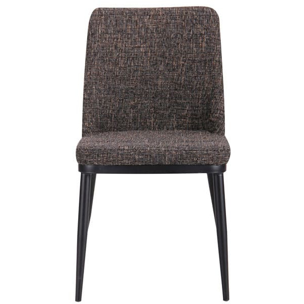 Стул AMF Витторио Черный Меланж Шоколад-3