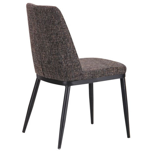 Стул AMF Витторио Черный Меланж Шоколад-4